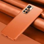 For Xiaomi Redmi Note 11 5G Airbag Shockproof Protective Phone Case(Orange)