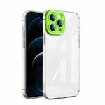 Transparent Candy TPU Phone Case For iPhone 12 Pro Max(Grass Green)