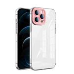 Transparent Candy TPU Phone Case For iPhone 12 Pro Max(Pink)