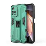 For Xiaomi Redmi Note 11 Pro Supersonic PC + TPU Shock-proof Phone Case with Holder(Green)
