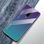 For OnePlus 7 Pro Gradient Color Glass Case(Purple)