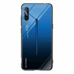 For Vivo IQOO Gradient Color Glass Case(Blue)