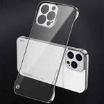 For iPhone 12 mini Electroplating Matte PC Phone Case (Silver)