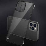 For iPhone 11 Pro Max Electroplating Matte PC Phone Case (Black)