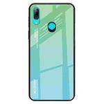 For Huawei P Smart Z Gradient Color Glass Case(Sky Blue)