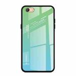 For OPPO F3 Gradient Color Glass Case(Sky Blue)