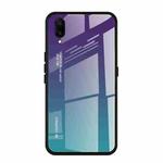 For Vivo X23 Gradient Color Glass Case(Purple)