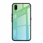 For Vivo X23 Gradient Color Glass Case(Sky Blue)