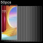 50 PCS 0.26mm 9H 2.5D Tempered Glass Film For LG Velvet 5G