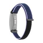 For Fitbit Inspire 2 Nylon Loop Strap Watch Band(Purple)