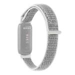 For Fitbit Luxe Nylon Loop Strap Watch Band(Grey)