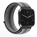 For Fitbit Versa 1 / 2 Universal Nylon Strap Watch Band(Black Stripe)