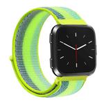 For Fitbit Versa 1 / 2 Universal Nylon Strap Watch Band(Pollen Yellow)
