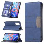 For Xiaomi Redmi Note 11 5G Magnetic Splicing Leather Phone Case(Blue)