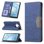 For Xiaomi Mi 10T Lite 5G Magnetic Splicing Leather Phone Case(Blue)