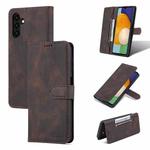 For Samsung Galaxy A13 5G AZNS Dream II Skin Feel PU+TPU Horizontal Flip Leather Phone Case with Holder & Card Slots & Wallet(Coffee)