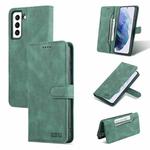 For Samsung Galaxy S21+ 5G AZNS Dream II Skin Feel PU+TPU Horizontal Flip Leather Phone Case with Holder & Card Slots & Wallet(Green)