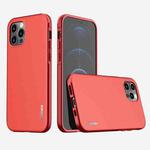 wlons PC + TPU Shockproof Phone Case For iPhone 12 / 12 Pro(Red)