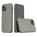 wlons PC + TPU Shockproof Phone Case For iPhone 12 / 12 Pro(Grey)