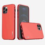 wlons PC + TPU Shockproof Phone Case For iPhone 12 Pro Max(Red)