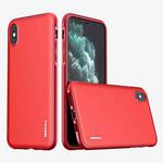 wlons PC + TPU Shockproof Phone Case For iPhone XS / X(Red)