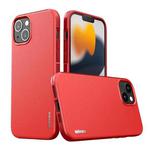 wlons PC + TPU Shockproof Phone Case For iPhone 13(Red)