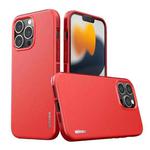 wlons PC + TPU Shockproof Phone Case For iPhone 13 Pro(Red)