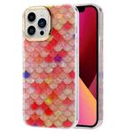 For iPhone 13 Electroplating Shell Texture Phone Case(Fish-scales Y5)