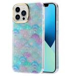 For iPhone 13 Pro Max Electroplating Shell Texture Phone Case (Scallop Y7)