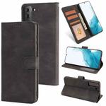 For Samsung Galaxy S22 5G Fantasy Classic Skin-feel Calfskin Texture Magnetic Buckle Horizontal Flip PU Phone Leather Case with Holder & Card Slot & Wallet(Black)