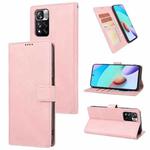 For Xiaomi Redmi Note 11 Pro / 11 Pro+ Fantasy Classic Skin-feel Calfskin Texture Magnetic Buckle Horizontal Flip PU Phone Leather Case with Holder & Card Slot & Wallet(Pink)