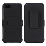For Huawei Y5 (2018) PC + Silicone Back Clip Sliding Sleeve Protective Case(Black)