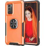 For Samsung Galaxy Note20 3 in 1 PC + TPU Phone Case with Ring Holder(Orange)