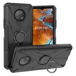 For Nokia G300 Armor Bear Shockproof PC + TPU Phone Case with Ring Holder(Black)