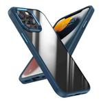 For iPhone 13 Pro Max Four-corner Shockproof TPU + PC Phone Case (Blue)