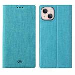 For iPhone 13 ViLi DMX Series Shockproof Magsafe Magnetic Horizontal Flip Leather Phone Case(Blue)
