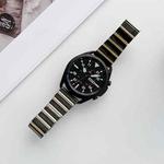 20mm Ceramic One-bead Steel Watch Band(Black Gold)