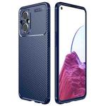 For OnePlus Nord  20 5G Carbon Fiber Texture Shockproof TPU Phone Case(Blue)