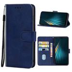 Leather Phone Case For OPPO Realme 5 / 5i / 5s / 6i / Narzo 20A(Blue)