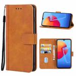 Leather Phone Case For vivo Y51 2020 (India) / Y31 2021(Brown)