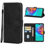Leather Phone Case For Tecno Pop 4(Black)