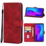 Leather Phone Case For Doogee N20 Pro(Red)