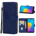 Leather Phone Case For Doogee Y8C / X90(Blue)