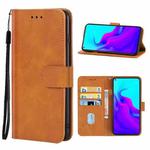 Leather Phone Case For Cubot X30(Brown)
