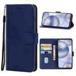 Leather Phone Case For Oukitel C21(Blue)