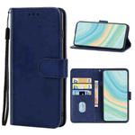 Leather Phone Case For ZTE Axon 20 4G / 5G / A20 / A2121(Blue)