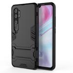 For Xiaomi Mi CC9 Pro & Note 10 Shockproof PC + TPU Protective Case with Invisible Holder(Black)