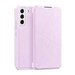 For Samsung Galaxy S22 5G DUX DUCIS Skin X Series Horizontal Flip Leather Phone Case(Pink)