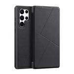 For Samsung Galaxy S22 Ultra 5G DUX DUCIS Skin X Series Horizontal Flip Leather Phone Case(Black)