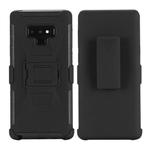 For Galaxy Note9 PC + Silicone Back Clip Sliding Sleeve Protective Case(Black)